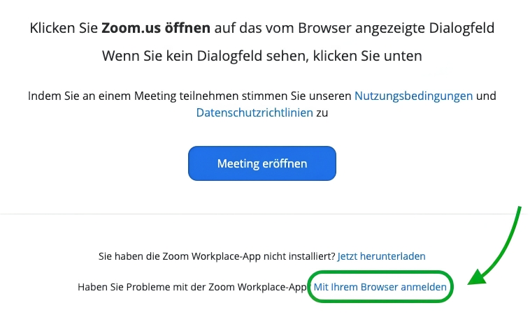 Zoom Anleitung Schritt 3