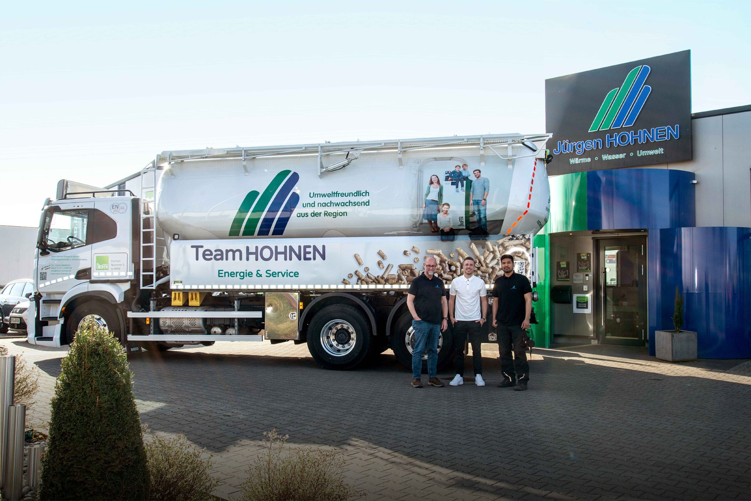 Eigener Pellet-LKW von Jürgen Hohnen